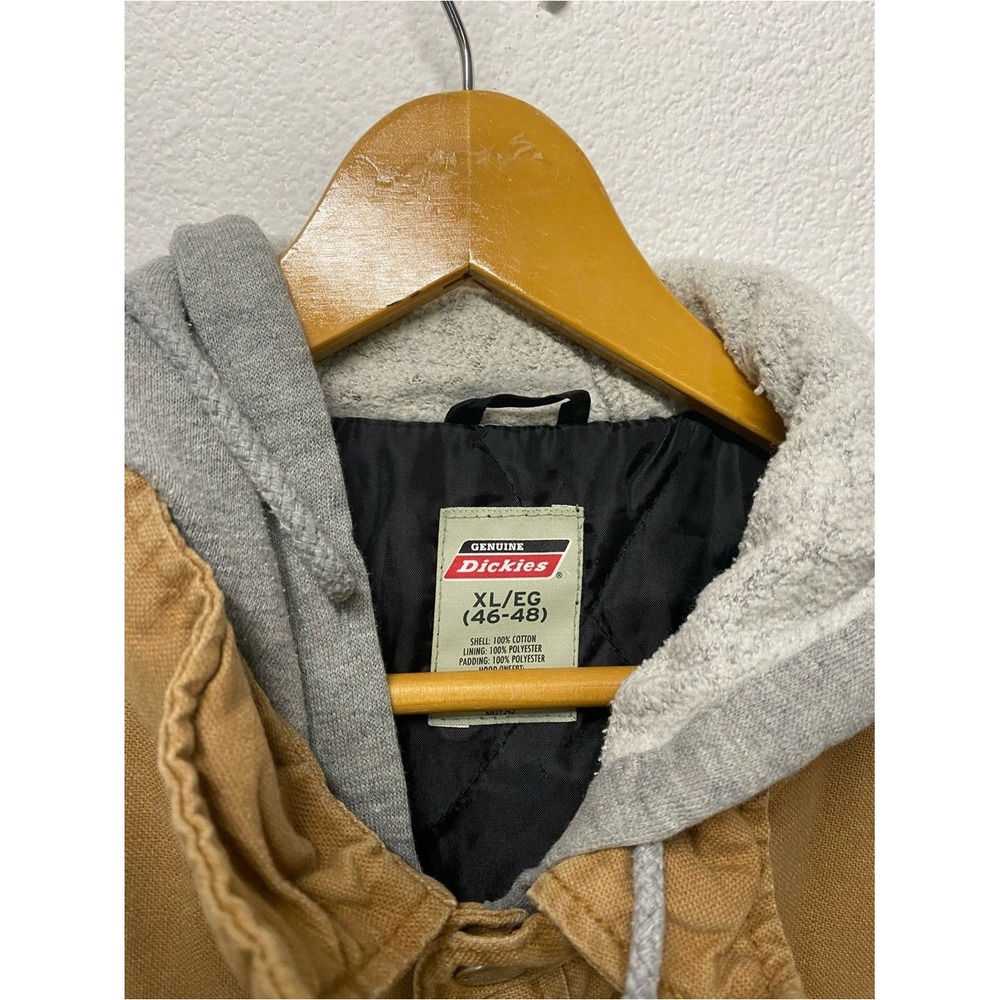 Vintage Dickies Hooded Duck Canvas Shirt Jacket -XL - Picture 6 of 7